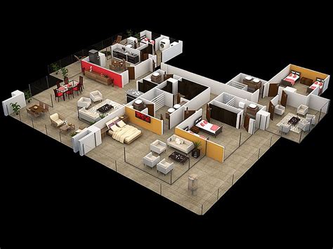 Pin By Greg Hofbauer On 3d Floorplans And Maps Luxury House Plans