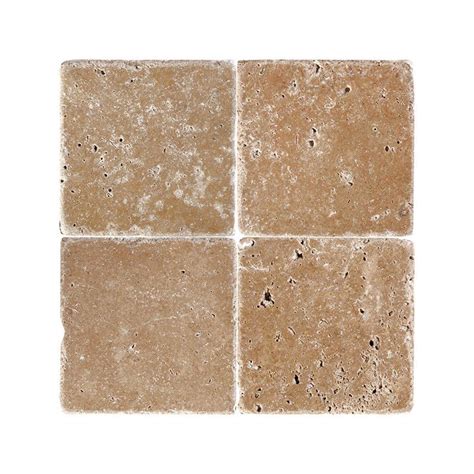 Parvatile Rustic Tumbled 6 X 6 Stone Tile In Expresso Stone Tiles