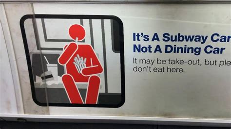 New York City Transit Agency Fights Obnoxious Subway Manners With Signs