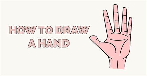 How To Draw A Hand Really Easy Drawing Tutorial