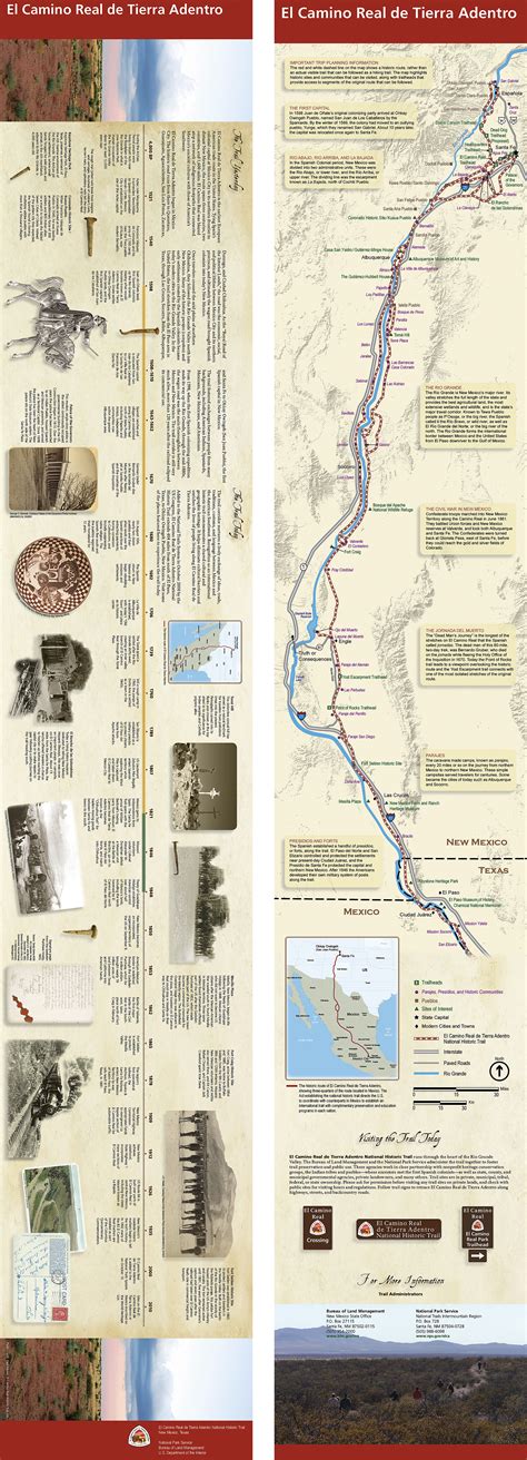 Maps El Camino Real De Tierra Adentro National Historic Trail Us