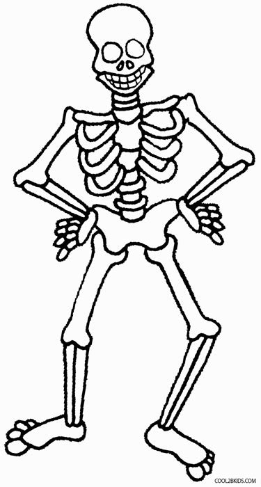 Skeleton Coloring Pages To Print Sketch Coloring Page