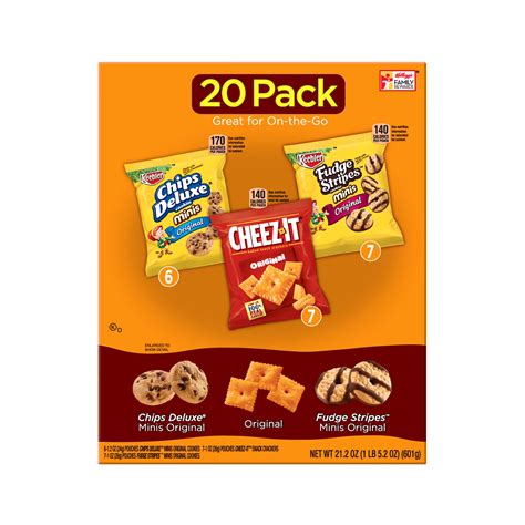 Keebler Cookie Variety Pack 20 Count 212 Oz Other Crackers Meijer