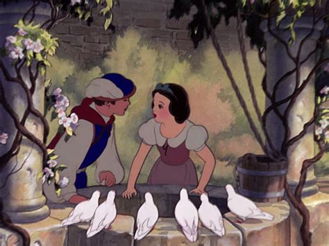Snow White And The Seven Dwarfs Disney 1937 Snow White And Prince Charming At The Wishing Well