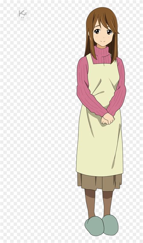 Download Brown Hair Clipart Mom Mother Standing Anime Png Download