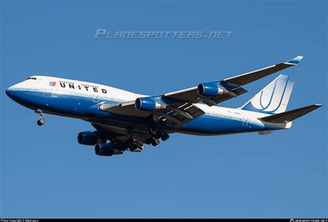 N118ua United Airlines Boeing 747 422 Photo By Chameleon Id 901536