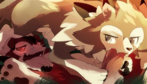 Rule 34 Ambiguous Gender Canine Claws Fangs Feral Fur Lycanroc Male