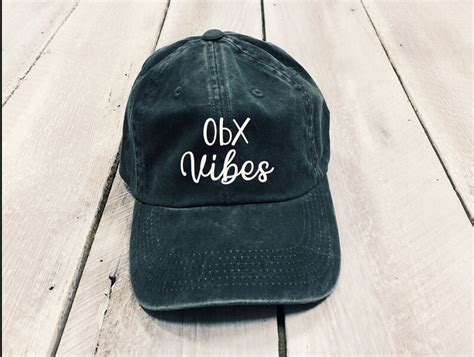 Obx Hat Obx Vibes Outer Banks Hat Pouge Kook Beach Hat Etsy