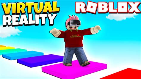 Playing Roblox Obbies In Roblox Vr Youtube