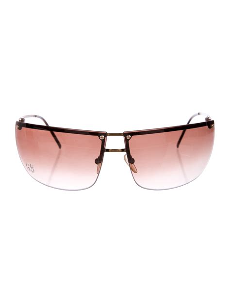 Gucci Strass Rimless Sunglasses Accessories Guc198194 The Realreal