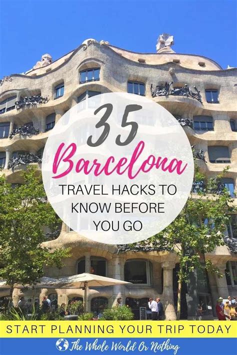 36 Awesome Barcelona Hacks To Know Before You Visit Barcelona Travel