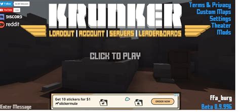 Welcome back everybody!sorry for not uploading for a while but don't worry because i have got plenty of videos coming up shortly.stay tuned!➤. Krunker.io - PLAY Unblocked | First person shooter games ...