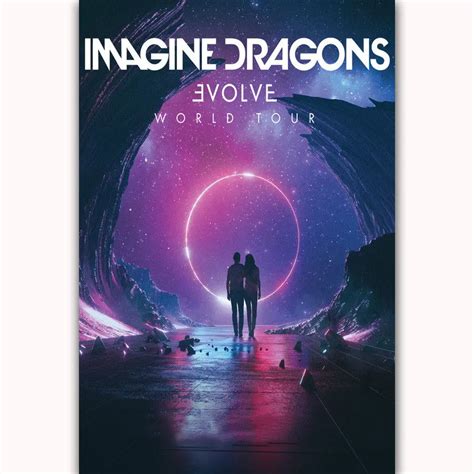 N 1220 Imagine Dragons Evolve Pop Music Album Poster L W Canvas Art