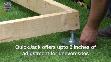 Quickjack Shed Base How To Create A Great Shed Foundation Fast