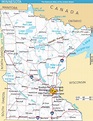 Minnesota Printable Map ~ mapfocus