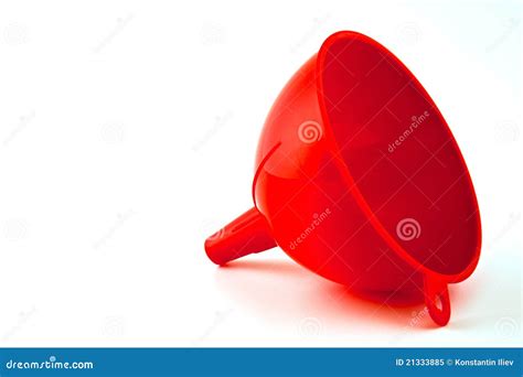 Red Funnel Stock Image Image Of Cone Handle Abstract 21333885