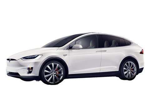Tesla Model X Blanco Puertas Abiertas Png Transparent