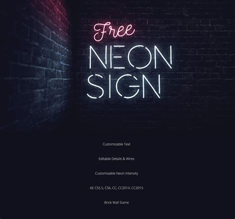 Sign up for a free trial and enjoy free download from shutterstock. Here's a handy project file for you, a customizable neon ...