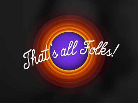 Thats All Folks By Centis Menant X Fuzlin On Dribbble