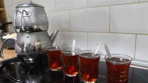 How To Make Turkish Tea With Double Teapot YouTube