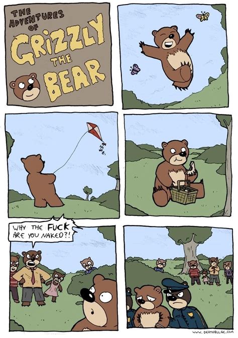 The Adventures Of Grizzly The Bear Comic By