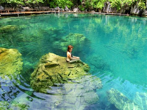 Kayangan Lake In Coron Islands Palawan Philippines Cooking On A