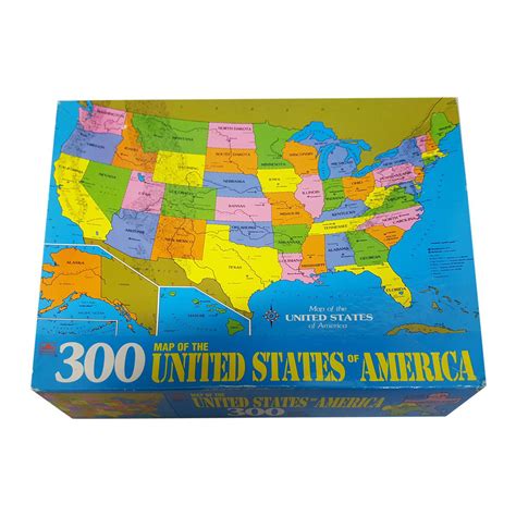 Map Of The United States Of America Jigsaw Puzzle 300 Extra Large