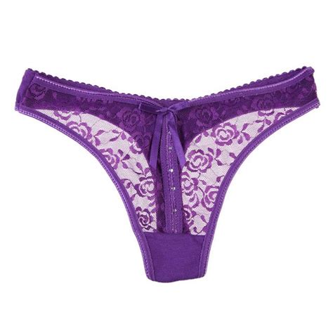 Sexy Women Lingerie Plus Size Erotic Lace Printing Temptation Thongs