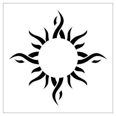 Tribal Sun Tattoo Photo Tatuaje De Sol Tribal Tatuaje Circular