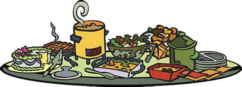 Potluck Party Illustrations Royalty Free Vector Graphics And Clip Art