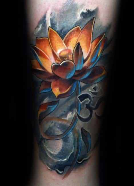 100 Lotus Flower Tattoo Designs For Men Cool Ink Ideas