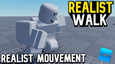 Roblox Studio Realist Walk Animation Mouvement Youtube