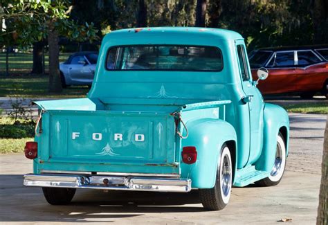 1956 Ford F 100 2 Door Pickup All Steel Pickup Restored Truck Engine