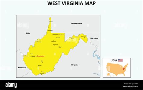 West Virginia Map State And District Map Of West Virginia Political