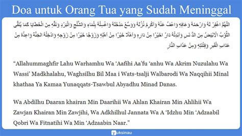 Hafalan Doa Untuk Orang Tua Doa Untuk Kedua Orang Tua Ibu Dan Bapak Lengkap Dengan Latin Dan