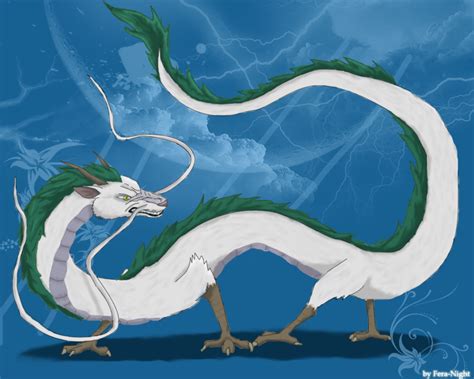 Haku The Dragon By Fera Night On Deviantart Ghibli