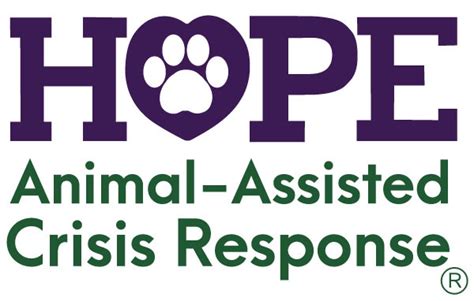 Hope Animal Assisted Crisis Response Comfort In Times Of Crisis