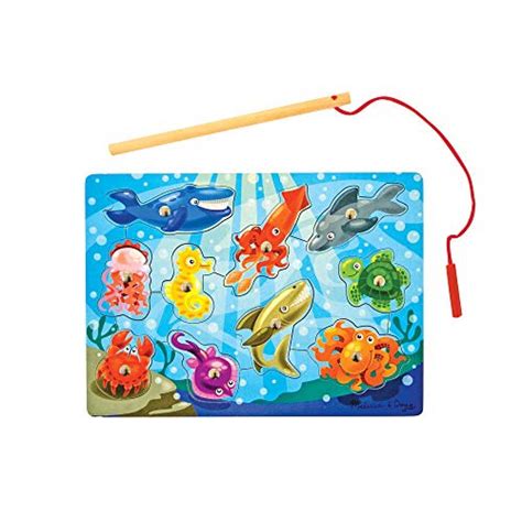 Melissa And Doug Magnetic Wooden Fishing Game And Puzzle — Deals From