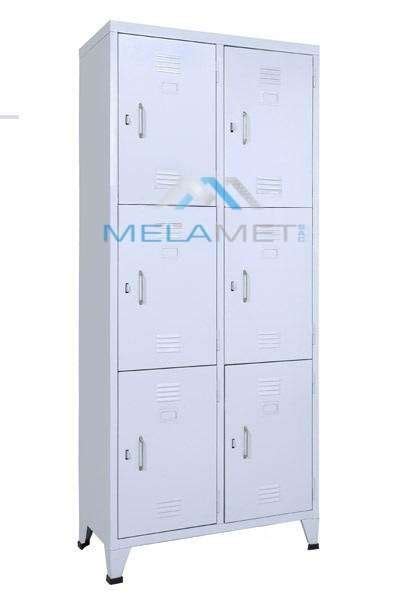 Locker Casillero Guardaropa 6 Puertas S 33000 En Mercado Libre