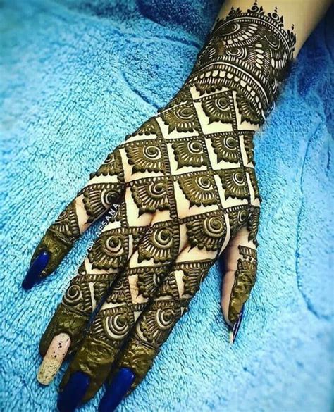 Simple Bharwa Mehndi Design Back Hand 2023 Unique Back Hand Mehndi