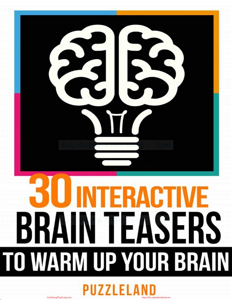30 Interactive Brainteasers To Warm Up Your Brain Riddles Amp Amp Brain