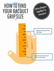How To Find Your Tennis Racquet Grip Size Tennis Squash