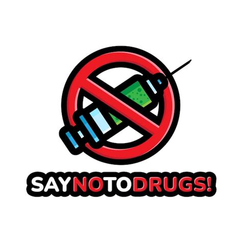 Premium Vector Say No To Drugs