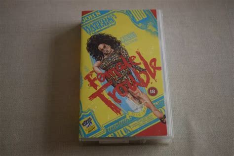 Female Trouble Rare Vhs John Waters Divine Studio One Release 1985 8