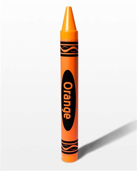 Os002 Oversized 52 Orange Crayon Prop Rental Acme Brooklyn