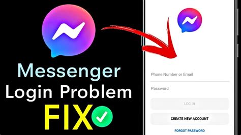How To Fix Facebook Messenger Login Problem Youtube