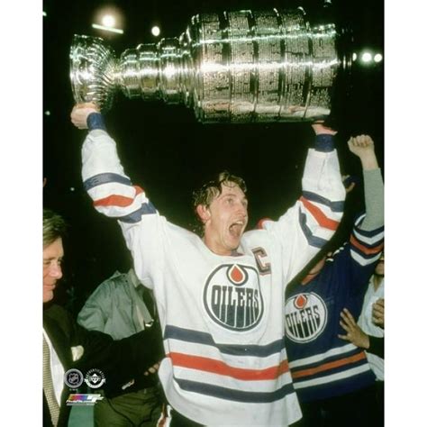 Wayne Gretzky With The 1984 Stanley Cup Trophy Photo Print 11 X 14
