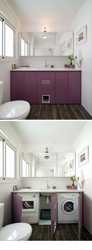 Building cabinets to hide washer and dryer. 31 Creative Ways To Hide A Washing Machine In Your Home ...