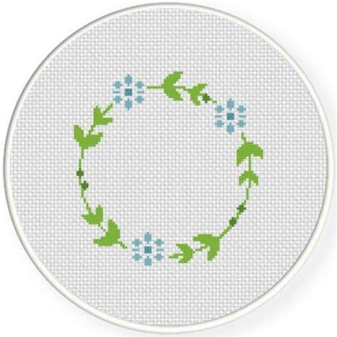 A Free Pattern Daily Floral Cross Stitch Cross Stitch Patterns