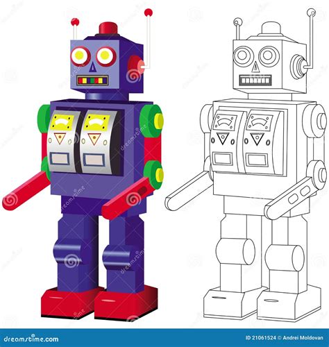 Cute Robot Toy Stock Images Image 21061524